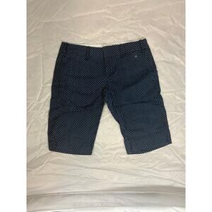 G1 Paper twill navy blue and white polka dot shorts size 2
